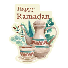 Ramadan sticker design