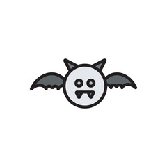 Simple illustration of owl bord flat ixon vector design illustration. 