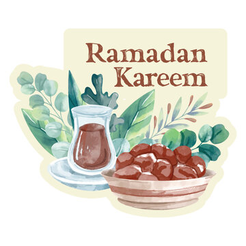 Ramadan sticker design
