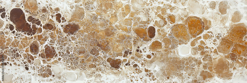 Poster mottled brown and white surface displaying fine irregular texture and even distribution