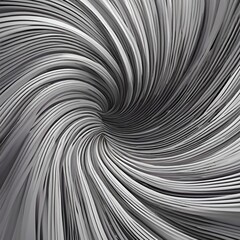 Spiral with gray colors lines as dynamic abstract vector 