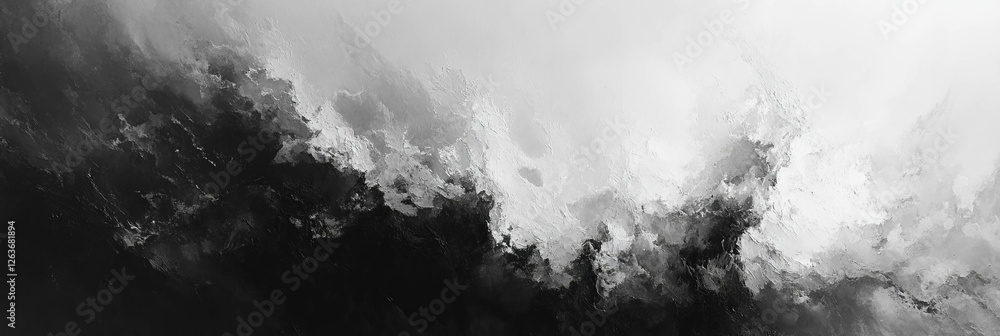 Poster mottled grayscale texture with fine concentrated patterns in abstract form