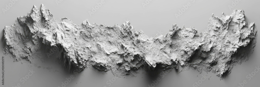 Poster mottled grayscale texture with fine scattered details in uneven distribution