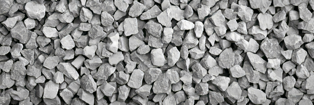 Poster mottled grayscale texture of fine-grained stones with even distribution across the surface