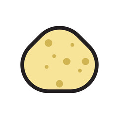 Onde-onde icon vector. Indonesia traditional food icon, asian culture food icon design illustration. 