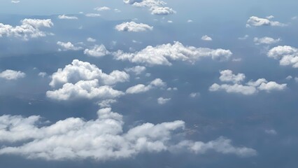 blue sky with clouds