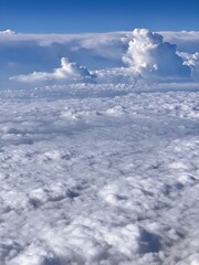 blue sky with clouds