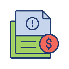 Financial crisis document warning and economic issues