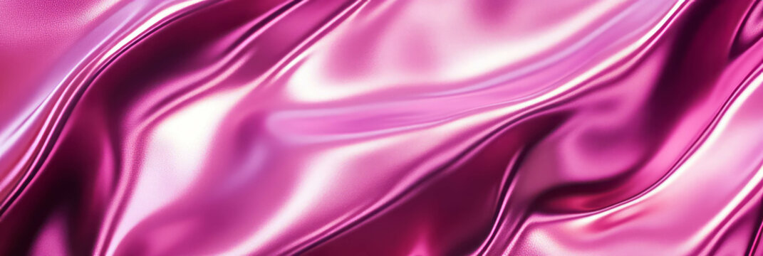 Bright luminescent pink gel texture with high reflectivity and smooth flow