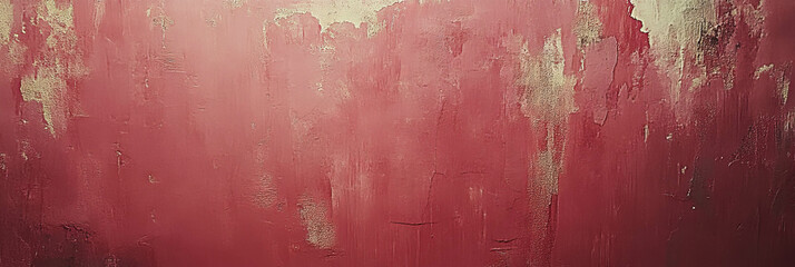 Faded texture of a pale red wall showcasing subtle grunge and worn paint characteristics