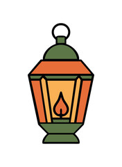 Camping vintage lantern for outdoor use