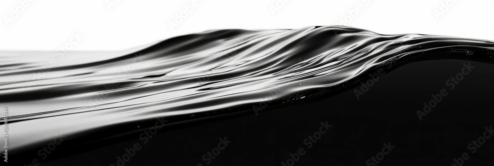 Aufkleber clear gel exhibiting smooth surface and dynamic light refraction creating captivating reflections