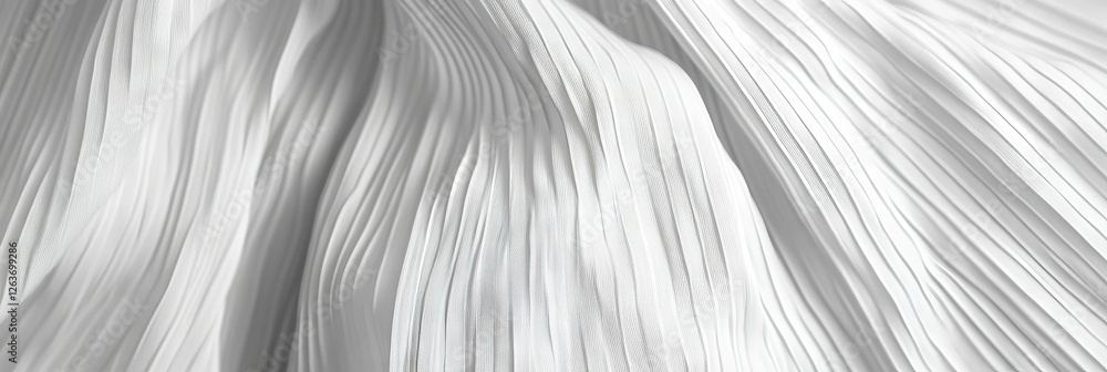 Poster pleated fabric texture showcasing a series of sharp, crisp lines and tightly packed folds