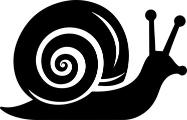 snail logo animal nature icon design symbol isolated on transparent background. © KAMAPAN