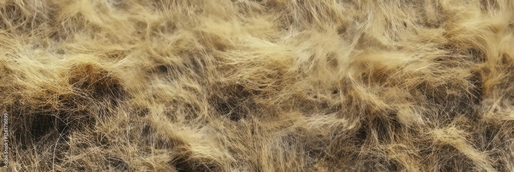 Poster uniform texture of short clipped grass with dry appearance and soft shadows in a natural setting