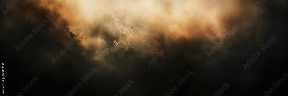 Poster soft edged bokeh texture with smooth gradients and subtle shimmer glowing in twilight