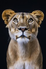 Majestic Lion Gaze