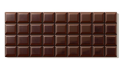Obraz premium Dark Chocolate Bar, Chocolate Slab, Sweet Treat