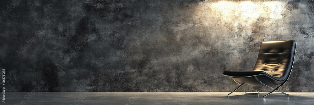 Aufkleber grunge wall texture illuminated to showcase scratches and patterns in a modern space