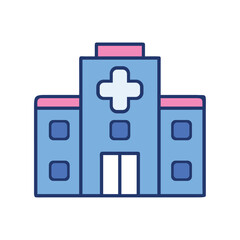 Obraz premium Psychiatry mental health hospital building