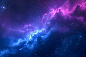 Fototapeta premium Beautiful colorful background with stars and lights