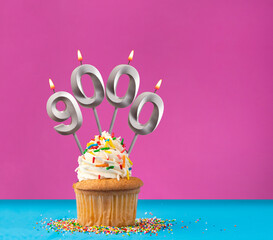 Candle number 9000 - Number of followers or likes.