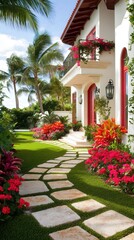 Naklejka premium make an atmosphere picture of south florida home remodeling. 