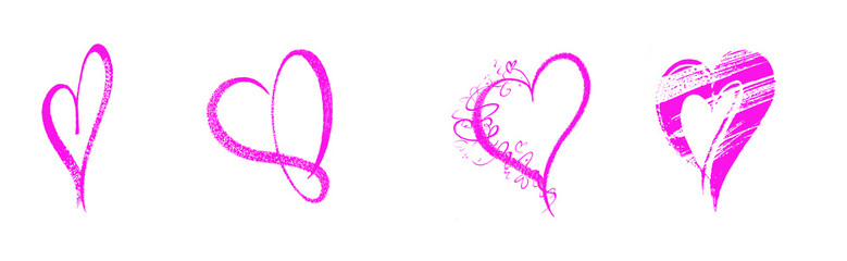 Valentine's day; Heart pink; Love