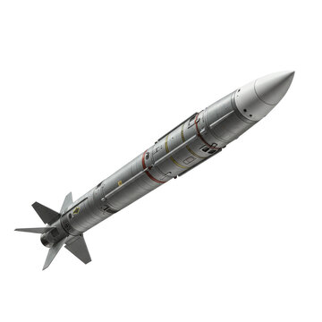 missile isolated on transparent background, PNG