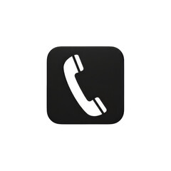 telephone icon isolated on transparent background, PNG