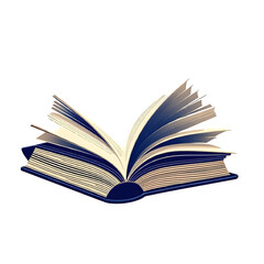 open book isolated on white background