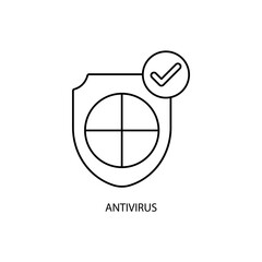 antivirus icons  symbol vector elements for infographic web