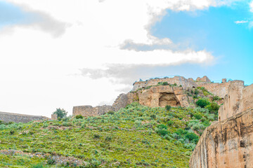 Antiguo e imponente castillo de Sagunto