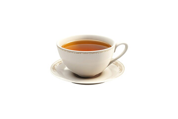 A Warm Cup of Tea Perfect Relaxation Golden Accents on Fine China