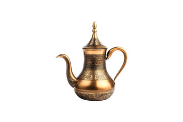 Ornate Gold Teapot Elegant Design Exquisite Craftsmanship