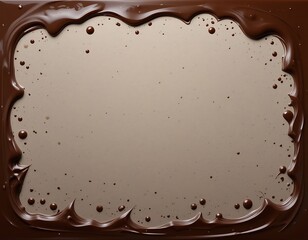 Chocolate Frame Background Texture for Design Projects