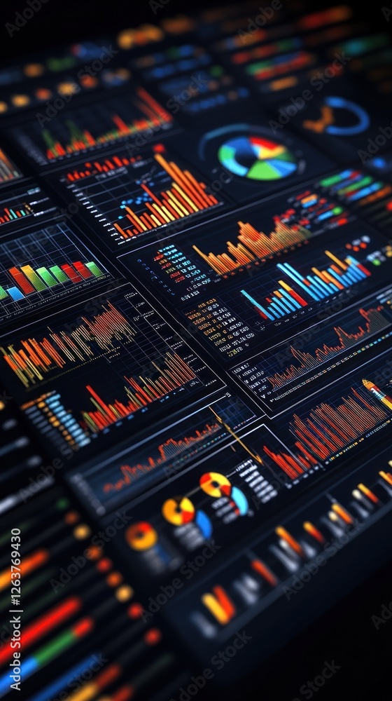 Aufkleber data visualization: a colorful symphony of charts and graphs