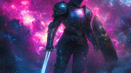 Fototapeta premium armor god salvation helmet