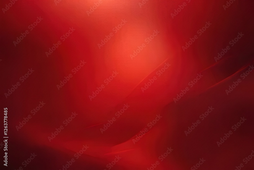 Poster abstract red background with smooth, flowing texture and subtle light.