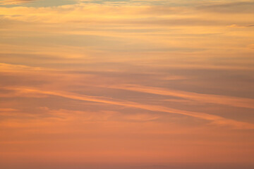 Cielo al atardecer