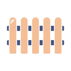 fence icons  symbol vector elements for infographic web