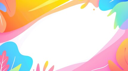 Obraz premium Bright, vector abstract background featuring a gradient and frame, perfect for social media stories and modern designs.