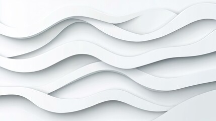 Obraz premium Unique 3D geometric texture in white, perfect for modern design projects or as a stylish background.