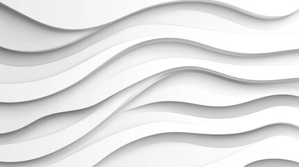 Obraz premium Experience the depth of modern design with smooth, wavy lines and a colorful gradient in this vector abstract background.