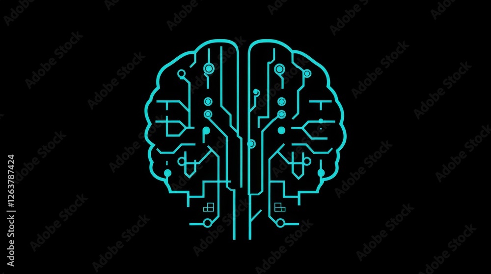 Poster stunning animated ai outline icon with a seamless k rotation, perfect for web and mobile ui. clean a