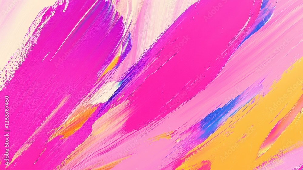 Poster vibrant abstract canvas art featuring dynamic brushstrokes that spark creativity and add a modern to