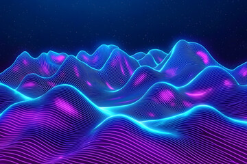 Fototapeta premium abstract blue background with stars