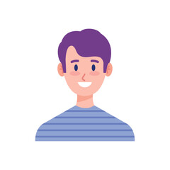 Friendly Man Character Vector Illustration