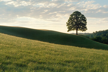 field of wheat and blue sky