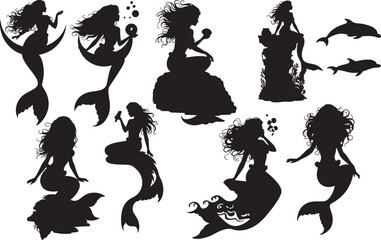 Mermaid Silhouettes